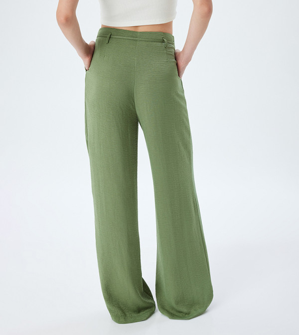 Koton Clothing - Green Casual Pants