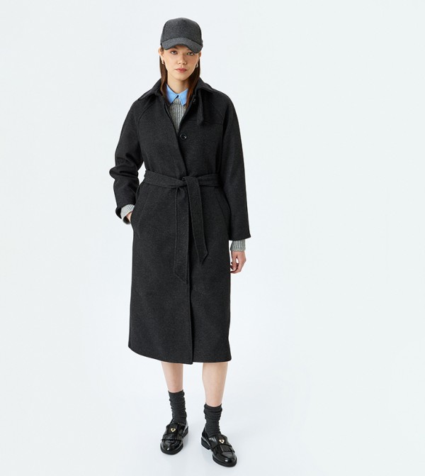 Koton Koton - Grey Overcoats