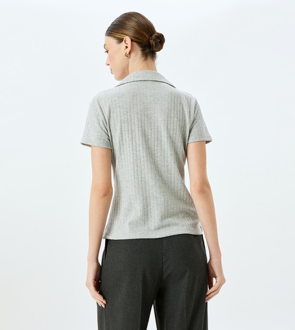 Koton Koton - Grey Polo T-shirts