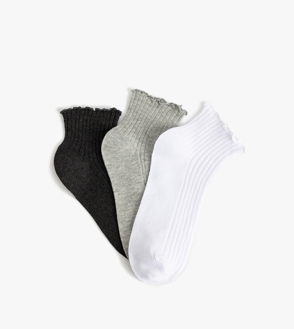 Koton  Socks - Grey Ankle Length Socks