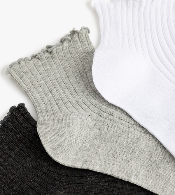 Koton  Socks - Grey Ankle Length Socks