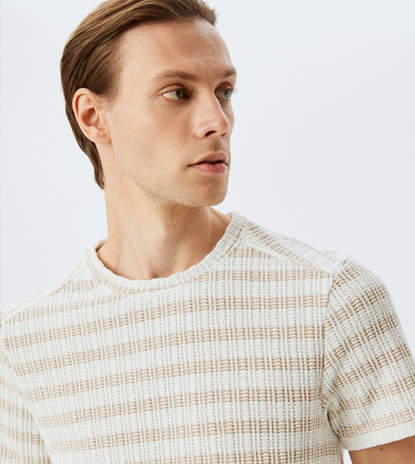 Koton Koton - Beige Casual T-Shirts