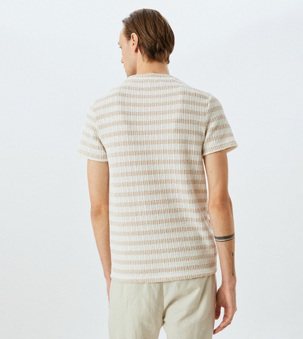 Koton Koton - Beige Casual T-Shirts