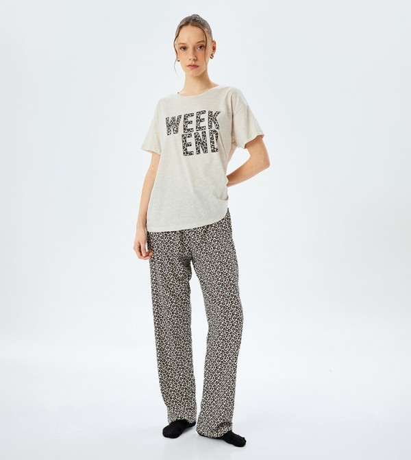 كوتون كوتون - بني  Pyjama Set