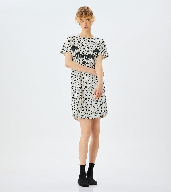 كوتون كوتون - رمادي Night Dress & Gowns