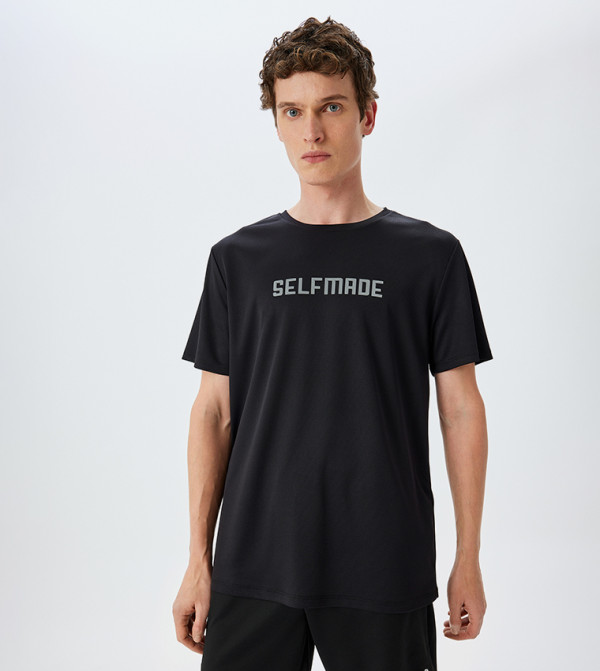 Koton  Tops - Black Casual T-Shirts