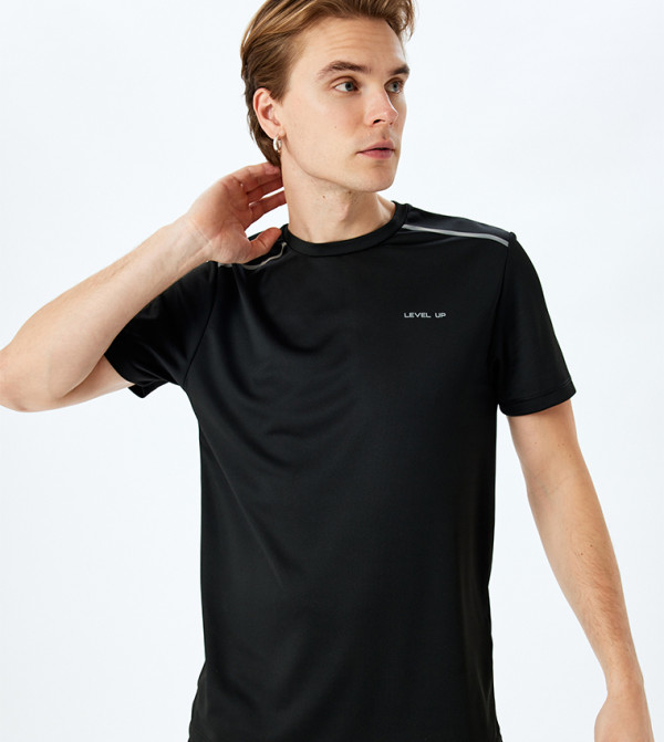 Koton  Tops - Black Casual T-Shirts