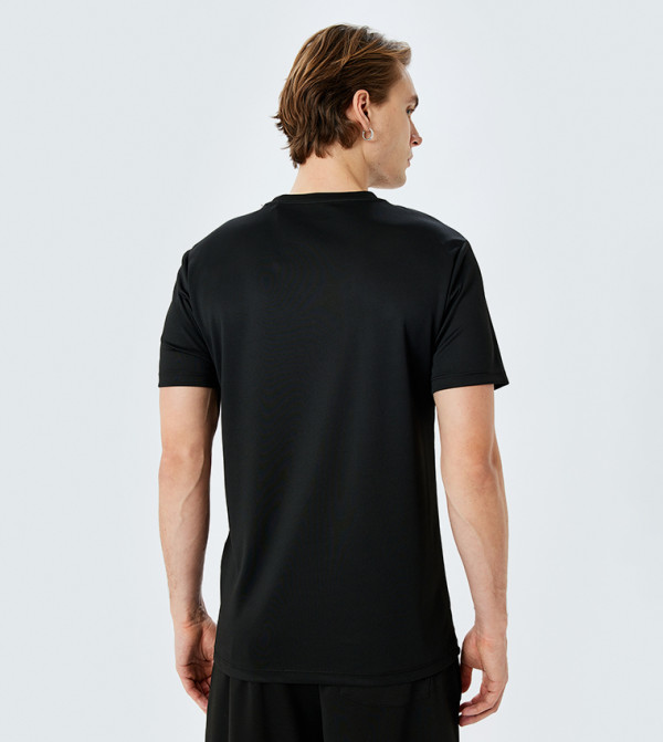 Koton  Tops - Black Casual T-Shirts