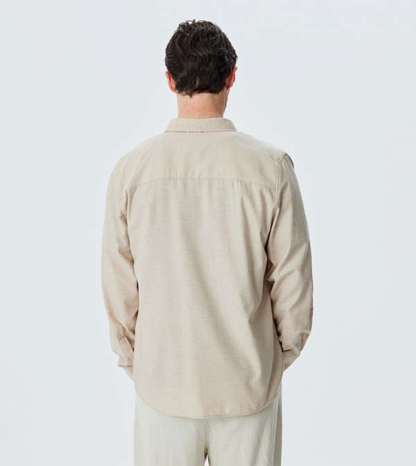 Koton  Shirts - Ecru Casual Shirts