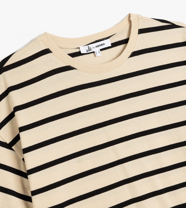 Koton Koton - Beige Casual T-Shirts