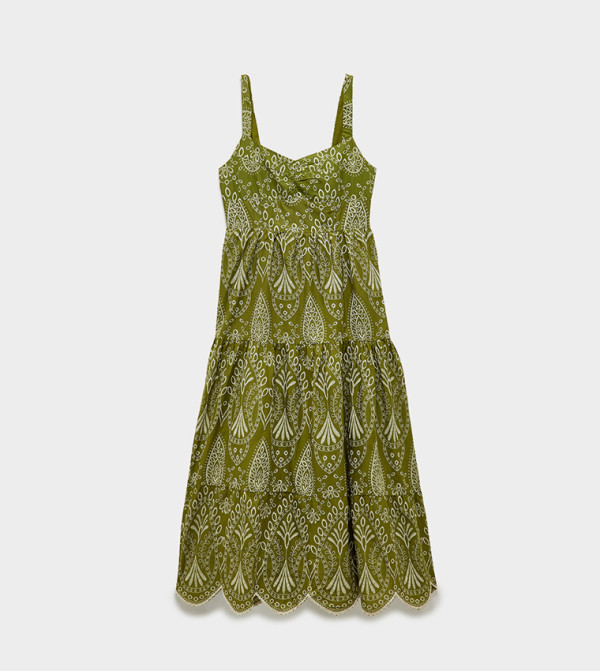 Koton  Midi Dresses - Green Midi Dresses