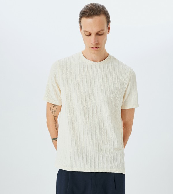 Koton Koton - White Casual T-Shirts
