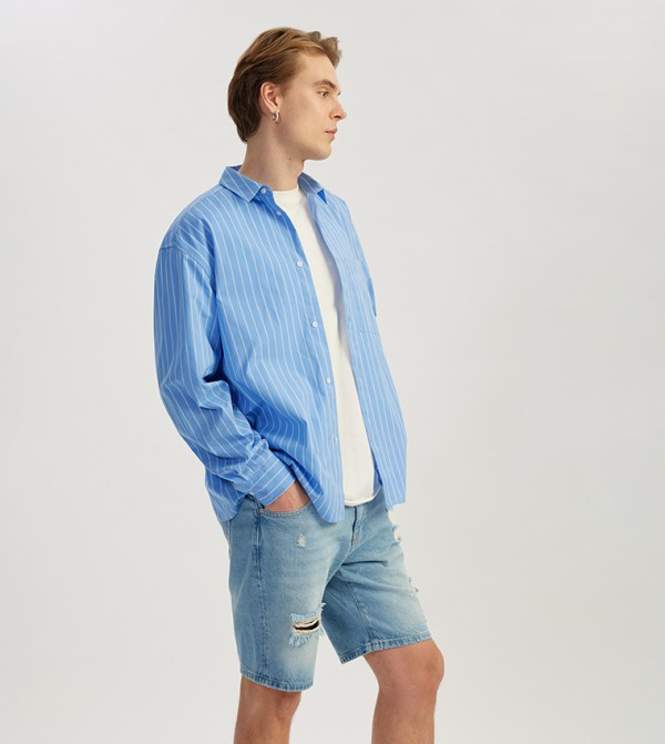 Koton  Shorts - Navy Denim shorts