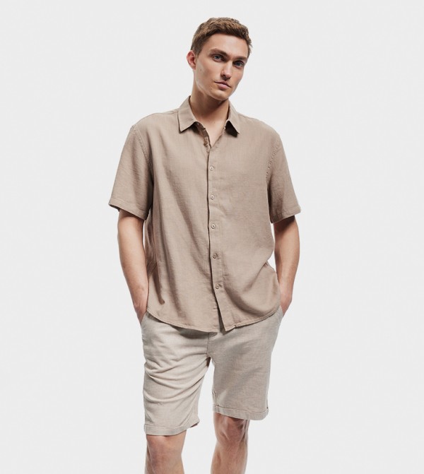 Koton  Clothing - Beige Casual Shorts
