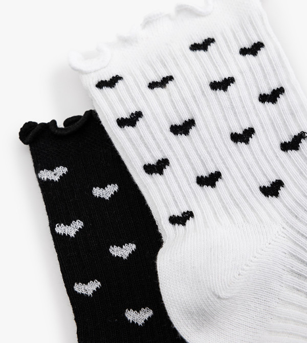 Koton  Socks - Black Calf Length Socks