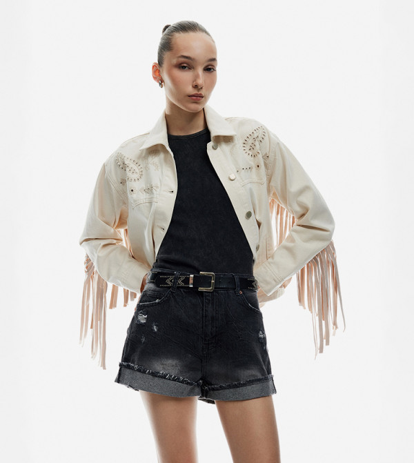 Koton  Denim shorts - Black Denim shorts