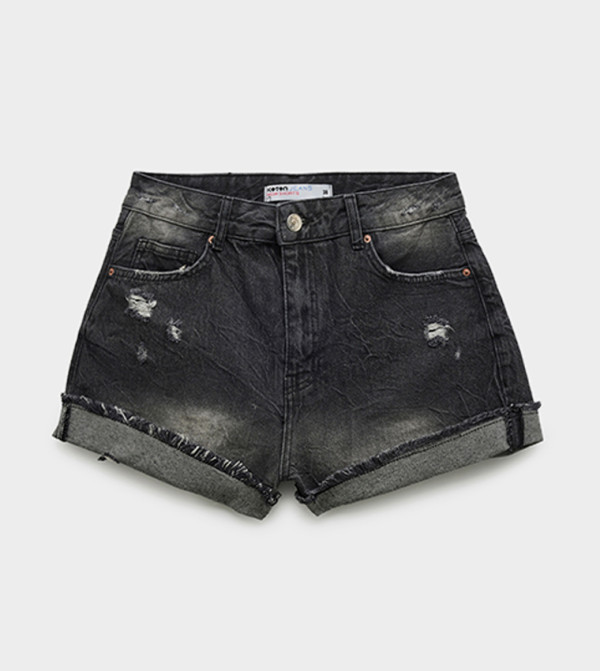 Koton  Denim shorts - Black Denim shorts
