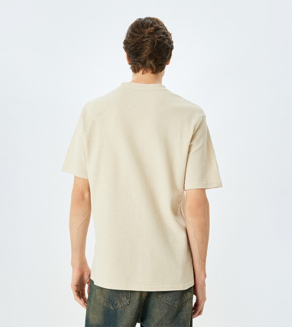 Koton Koton - Beige Casual T-Shirts