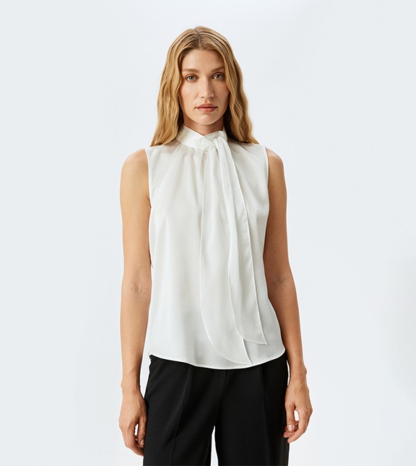 كوتون كوتون - أوف وايت  Sleeveless Tops