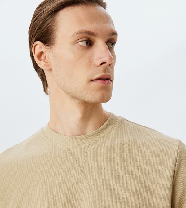 Koton Koton - Beige Casual T-Shirts