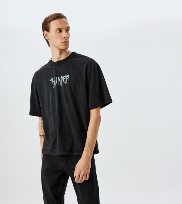 Koton Koton - Black Casual T-Shirts