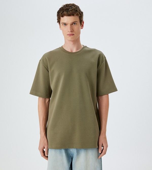 Koton Koton - Green Casual T-Shirts