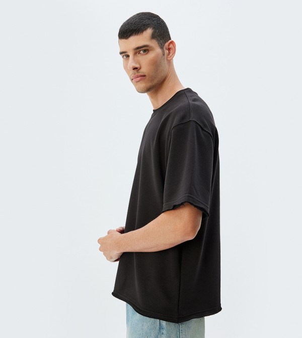 Koton Koton - Black Casual T-Shirts