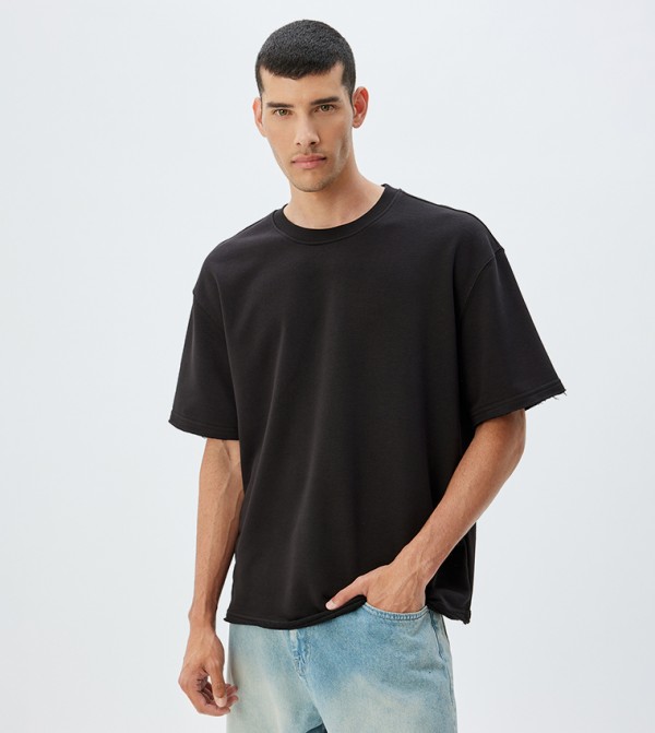 Koton Koton - Black Casual T-Shirts