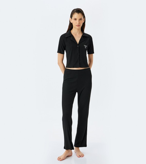 Koton - Black Pyjama Set