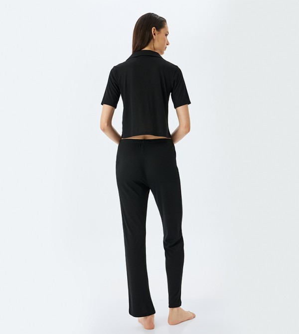 Koton - Black Pyjama Set