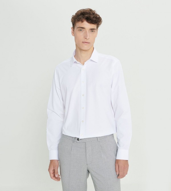 ALTINYILDIZ CLASSICS - Outlet  - White Long Sleeves