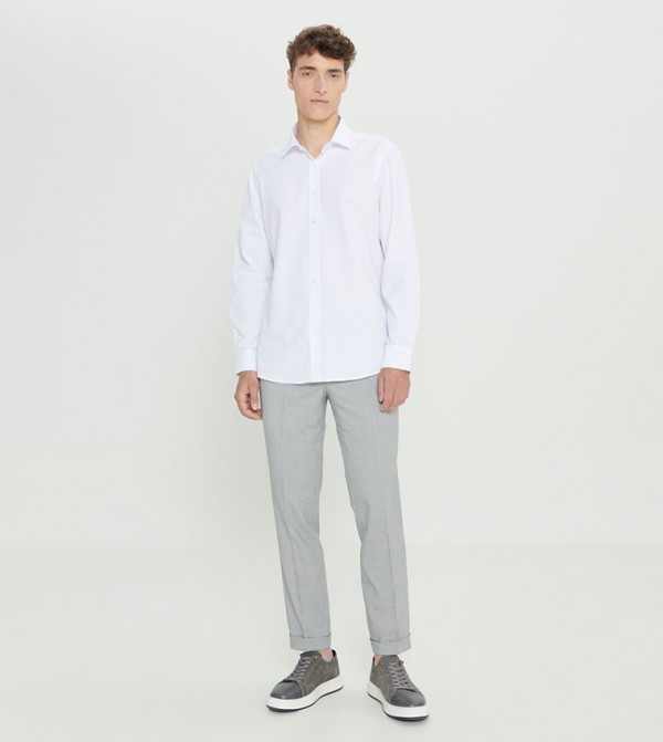 ALTINYILDIZ CLASSICS - Outlet  - White Long Sleeves