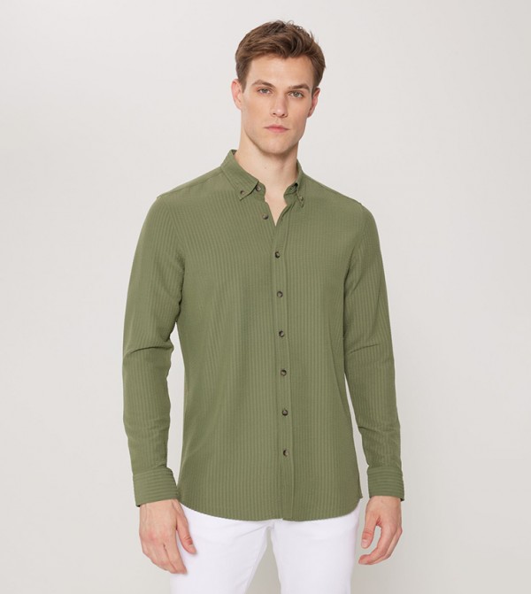 ALTINYILDIZ CLASSICS ALTINYILDIZ CLASSICS - Khaki Long Sleeves