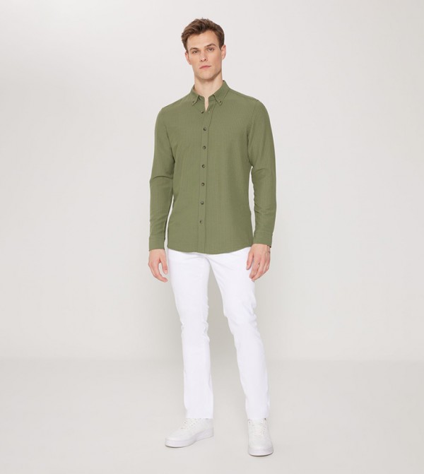 ALTINYILDIZ CLASSICS ALTINYILDIZ CLASSICS - Khaki Long Sleeves