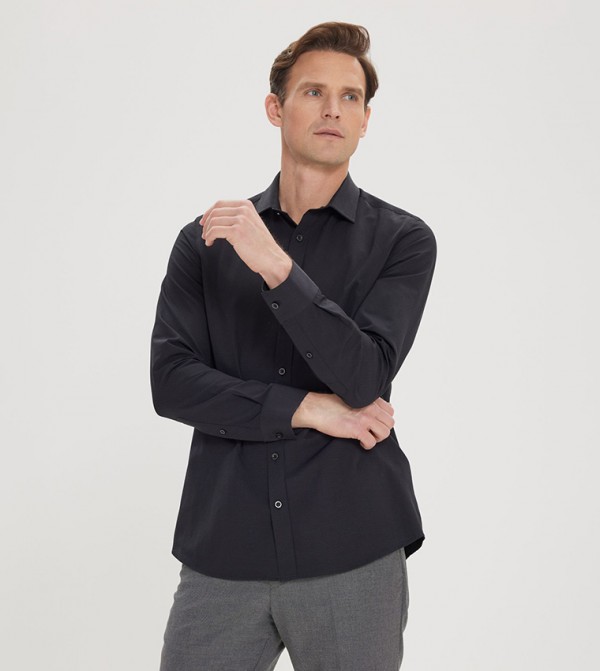 ALTINYILDIZ CLASSICS - Outlet  - Black Long Sleeves