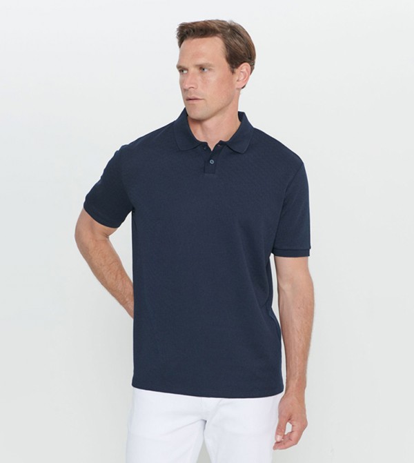 ALTINYILDIZ CLASSICS ALTINYILDIZ CLASSICS - Navy Polo T-shirts