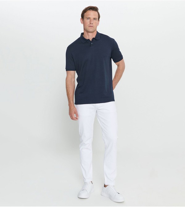 ALTINYILDIZ CLASSICS ALTINYILDIZ CLASSICS - Navy Polo T-shirts