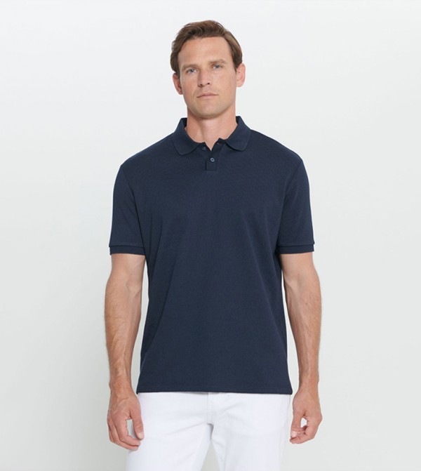 ALTINYILDIZ CLASSICS ALTINYILDIZ CLASSICS - Navy Polo T-shirts