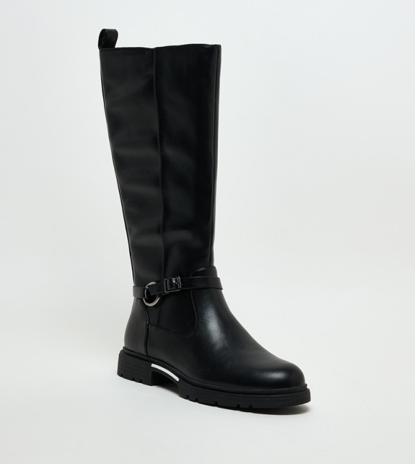 ناين وست ناين وست - أسود Mid Calf Boots