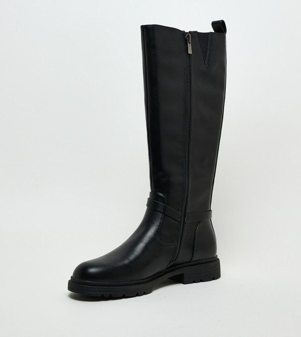 ناين وست ناين وست - أسود Mid Calf Boots