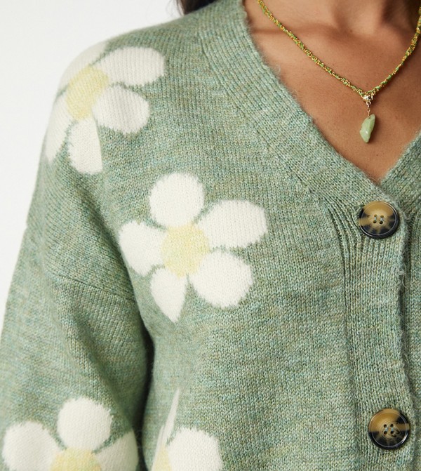 Happiness İstanbul Happiness Istanbul - Green Cardigans