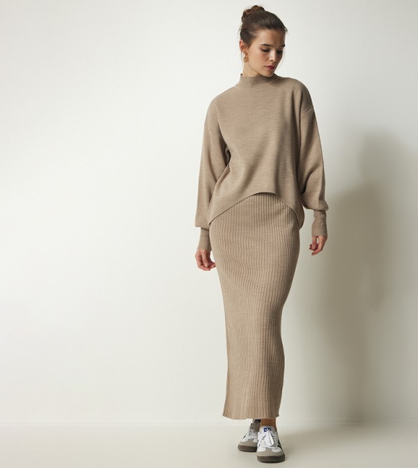 Happiness İstanbul Happiness Istanbul - Beige Casual Dresses