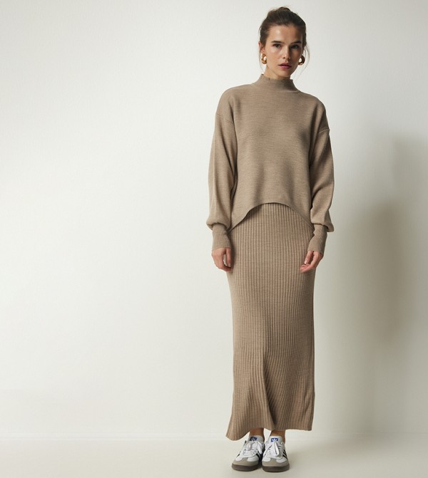 Happiness İstanbul Happiness Istanbul - Beige Casual Dresses