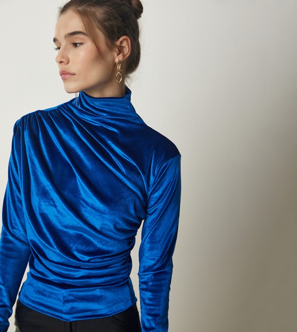 Happiness İstanbul Happiness Istanbul - Blue Tops & Blouses