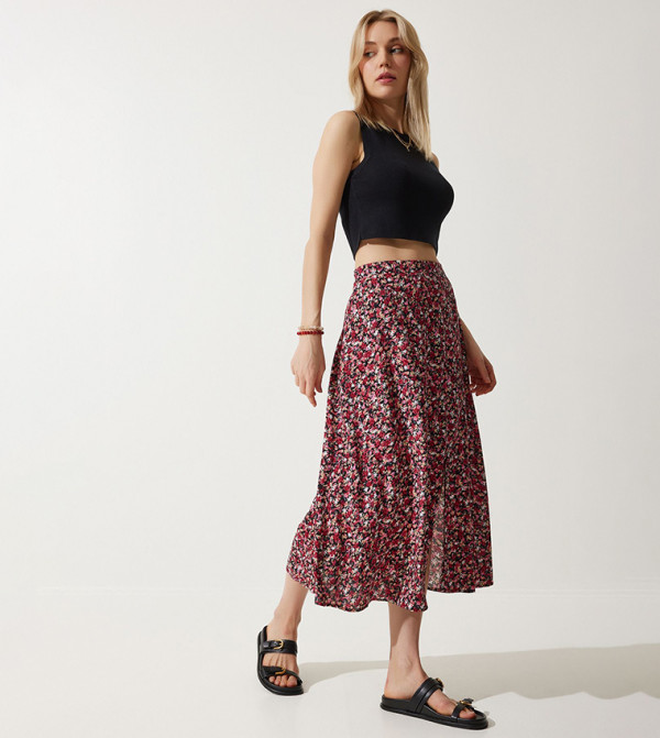 هابينس اسطنبول هابينس اسطنبول - أحمر Midi Skirts