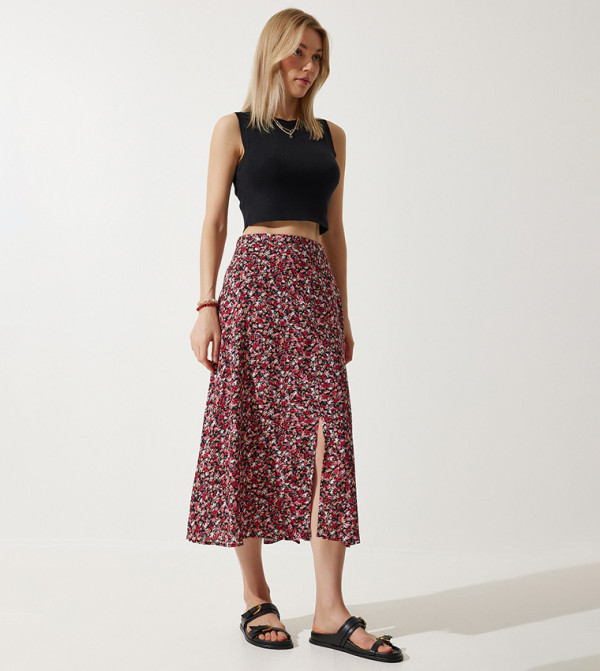 هابينس اسطنبول هابينس اسطنبول - أحمر Midi Skirts
