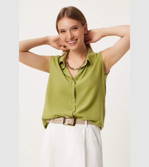 هابينس اسطنبول هابينس اسطنبول - أخضر فاتح قمصان