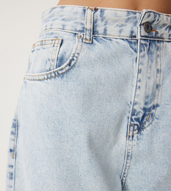 Happiness İstanbul Happiness Istanbul - Blue Wide Leg Jeans
