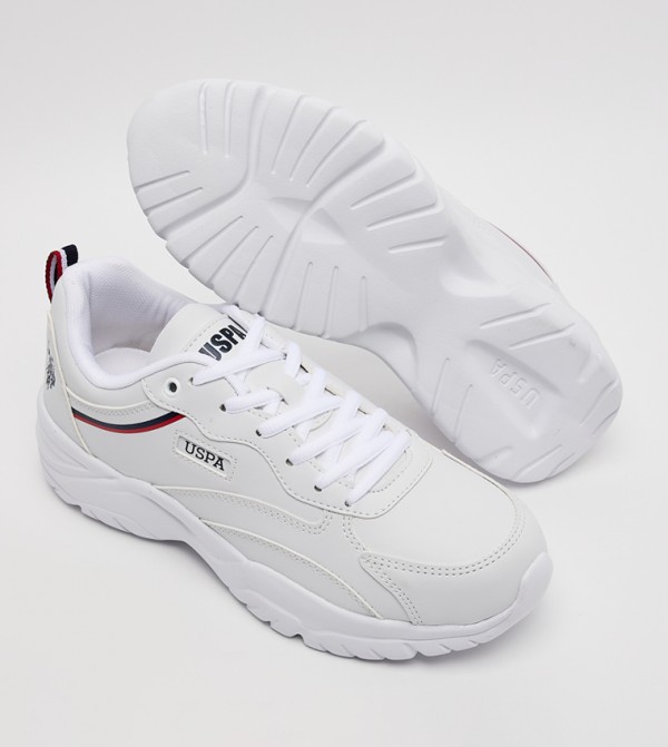 U.S. Polo Assn. U.S. POLO ASSN. - White Low Top
