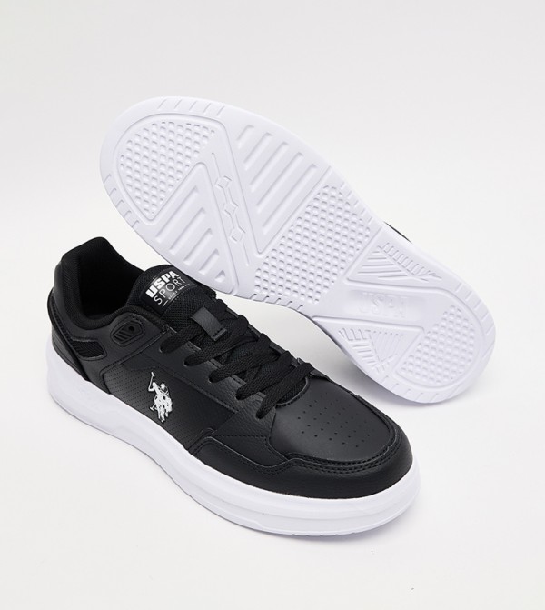 U.S. Polo Assn. U.S. POLO ASSN. - Black Low Top